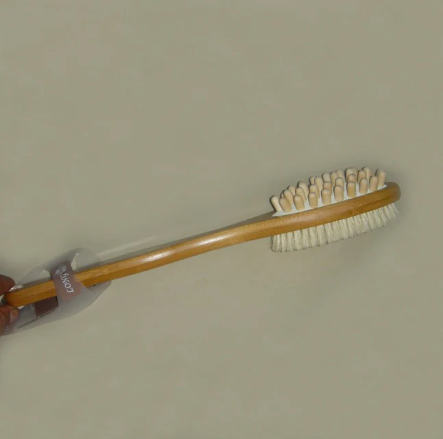 Many Styles High Quality Wood Bath Brush with Natural Pig Bristles and Professional Manufacturer