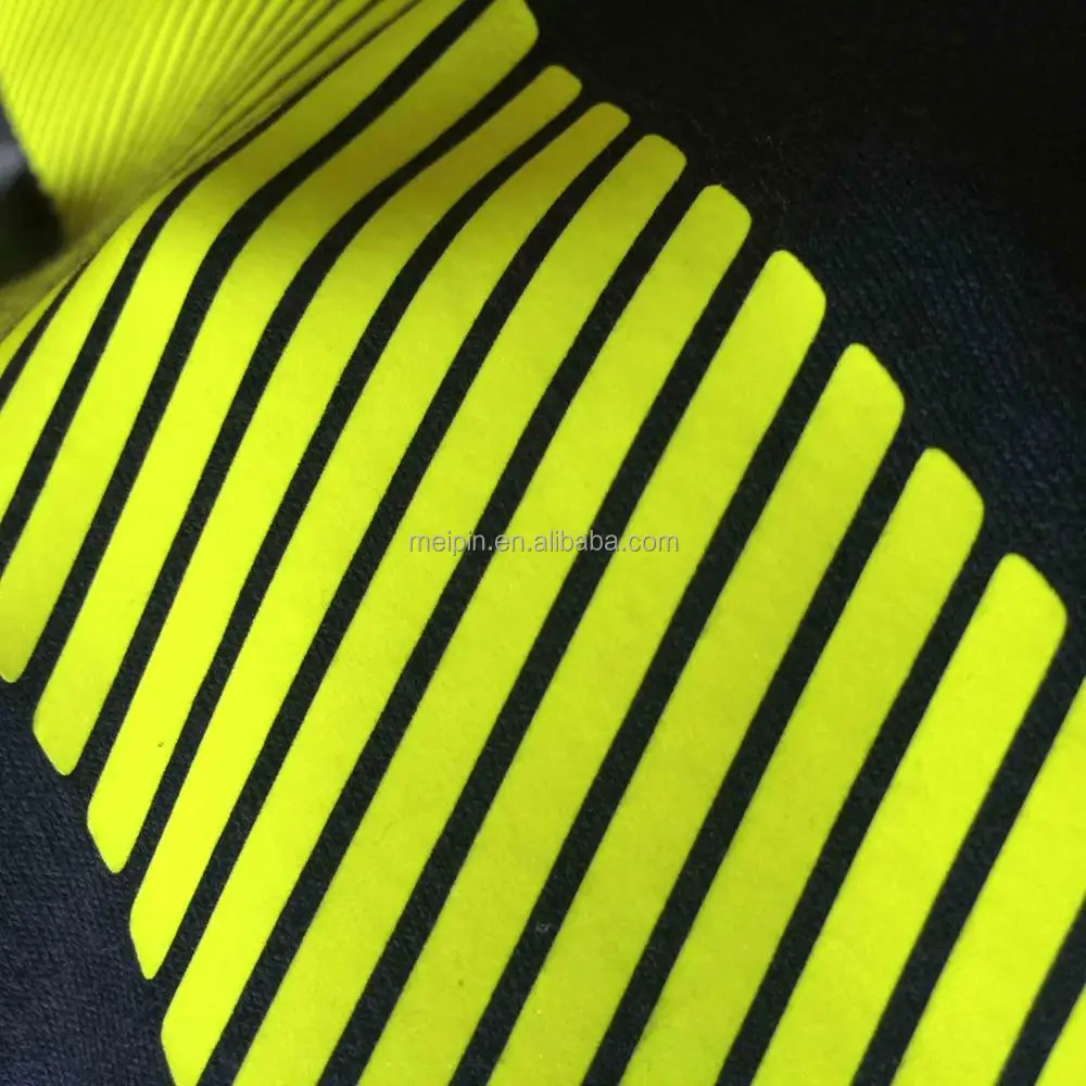 PU Reflective Heat Transfer Vinyl Fluorescent yellow Colors