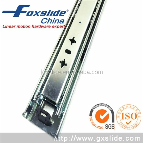 Push To Open Heavy Load Metal Drawer Side Slide Kitchen Cabinet