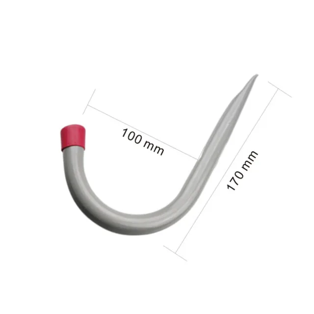 Wall mounted hooks garage storage tool hanger metal pipe hook heavy duty J hook