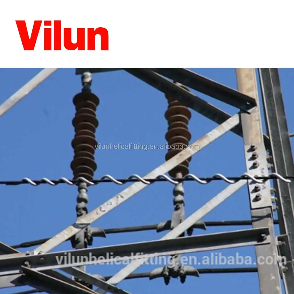 Alloy Conductor Optical Fiber Cable Damper Spiral Vibration for ADSS/OPGW With PVC Insulation Material