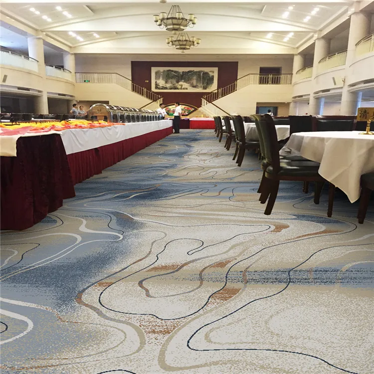 Classical red and golden corridor carpet, hallway carpet, red runner carpet