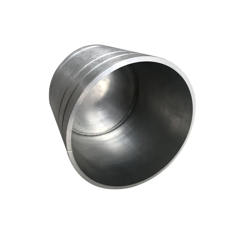 Decorative aluminum pipe fitting end cap