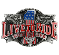 40 мм Внутренний размер серебристый металл с эмалированными пряжками для ремня из сплава с головой орла мотоцикла