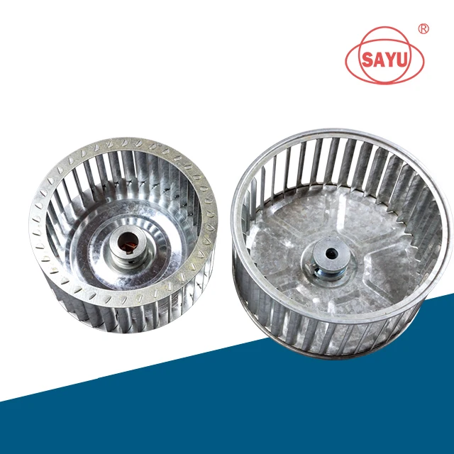 
China suppliers galvanized air centrifugal fan blower wheel impeler 9inch 