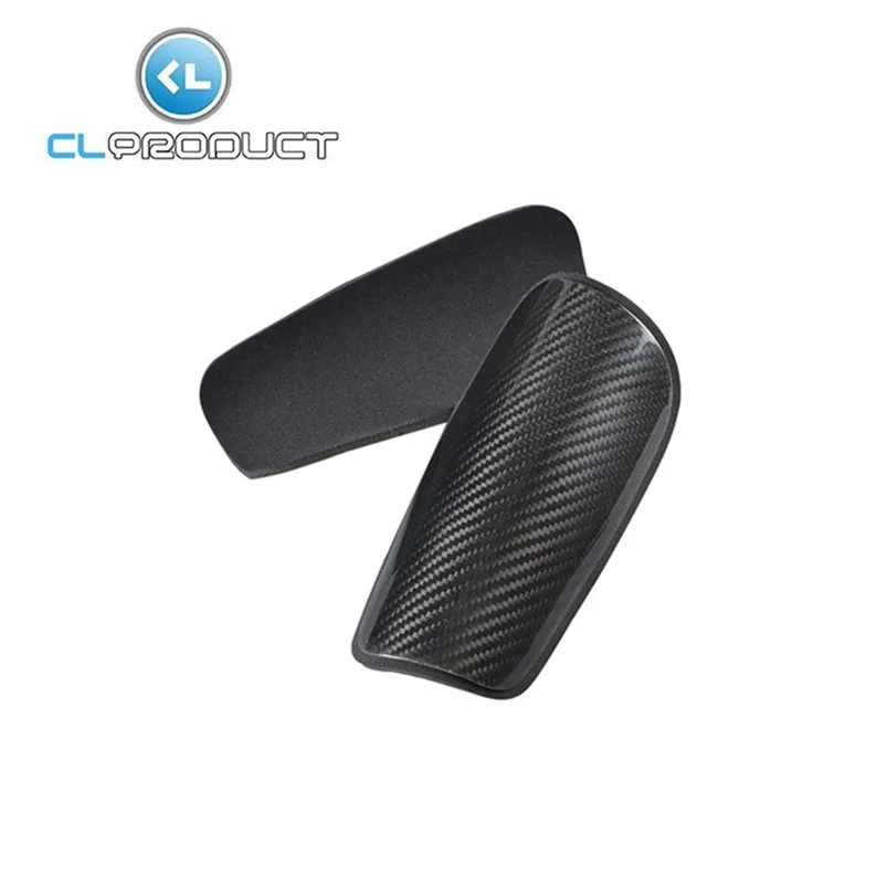 Free Shipping Top Grade 100% Full Carbon Fiber Shin Guard Soccer / Strong Carbon Fiber Soccer shin Guard for Soccer Race