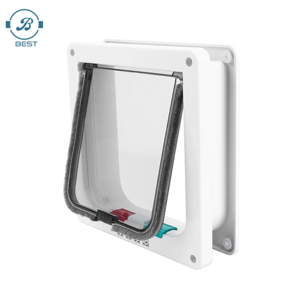 ABS pet flap interior cat walk door for screen curtain round large dog