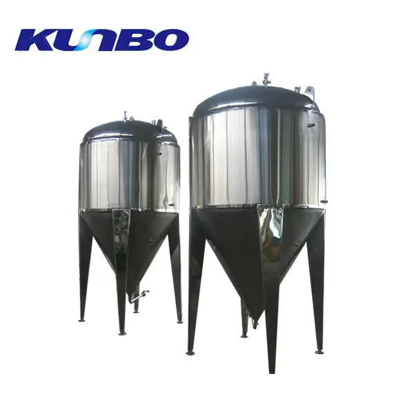 KUNBO Stainless Steel Wine Make Equip Used Conic Ferment Fermentation Tanks for Sale