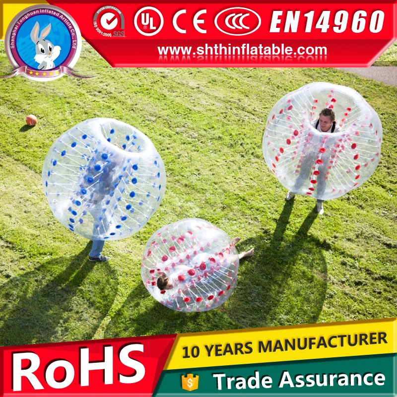 factory supply inflatable bumper balloon, body bumper ball for sale