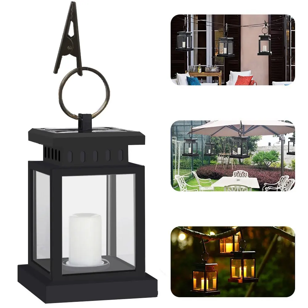 Solar table Lights Outdoor,Waterproof flames LED Umbrella Lantern Beach candlelight cemetery graveyard  Night Light Warm white