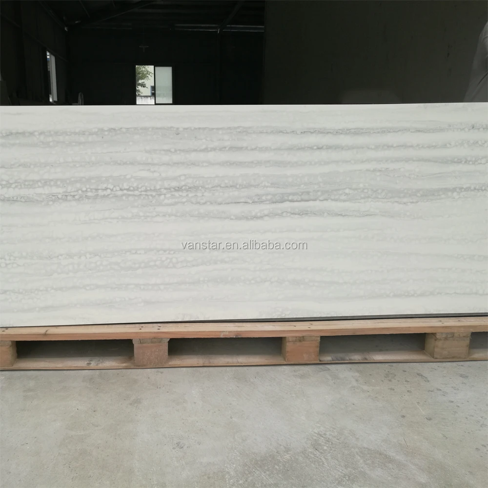 
Vanstar Factory Price Polyester Resin Acrylic Solid Surface for Bathroom Wall 