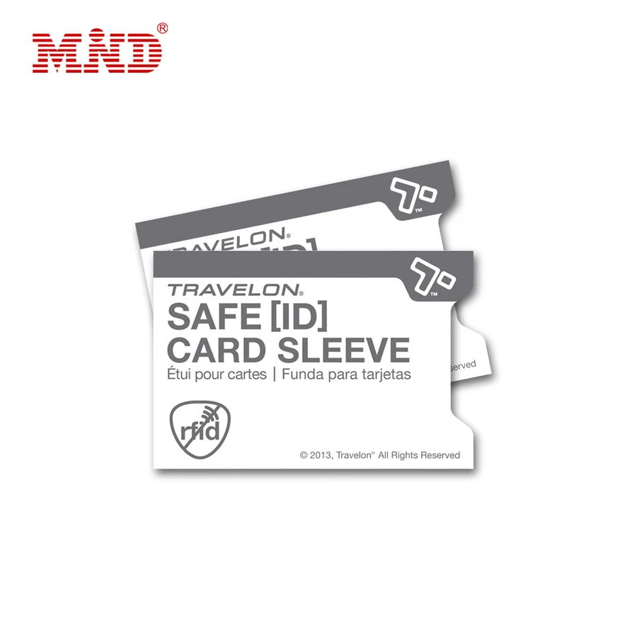 Custom blocker RFID sleeve to protect your credit cards and vital information