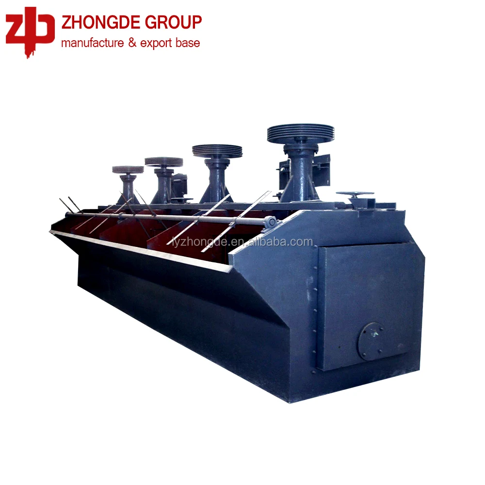 Widely Used Mining Gold Copper Ore Flotation Machine From Luoyang Zhongde