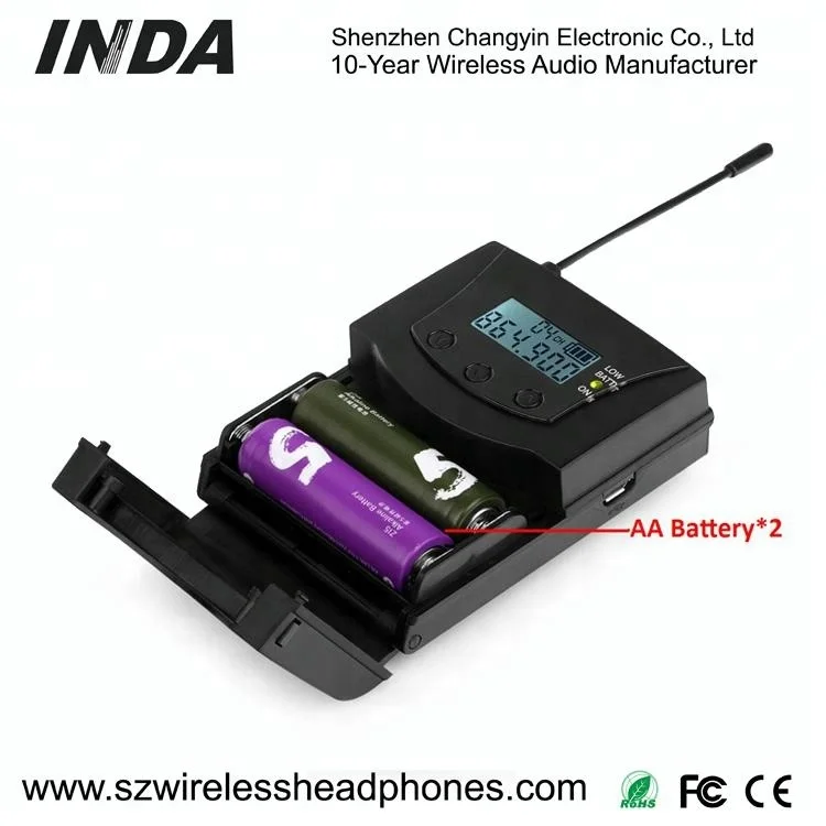 Wireless Tour Guide System Church Translation System Assistive listening system for Factory Tour (Transmitter and Receiver)