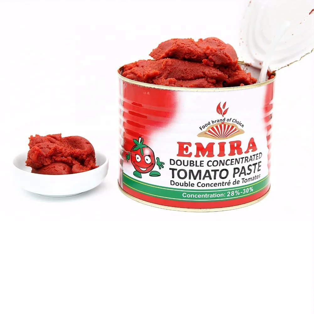 Canned tomato paste 2200g brix 28-30%