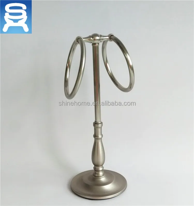 Factory Supply Bathroom Freestanding Towel Rack, Iron Towel Holder