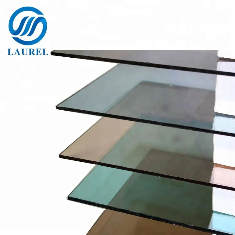 4mm 5mm tea tinted glass sheets for sale