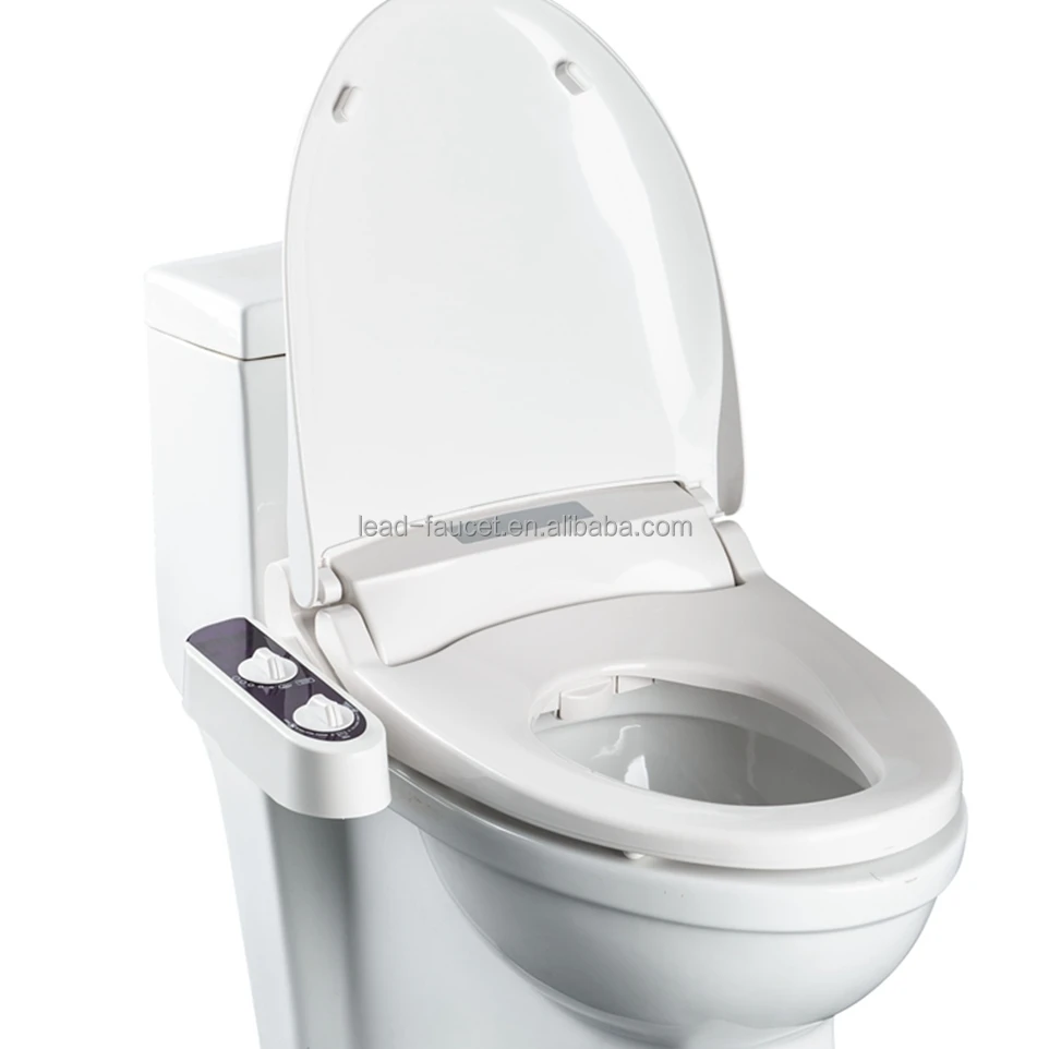 Easy Installation Toilets Seat Cover With Dual&Self Cleaning Nozzle Functions Bidet With Seat Cover