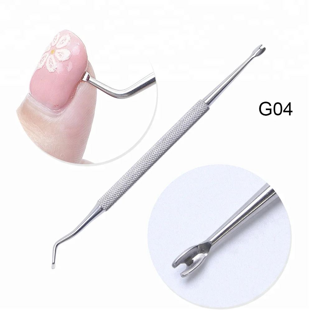 Stainless Steel Nail Care Tool Ingrown Toenail Lifter, Pedicure Manicure Nail Rasp