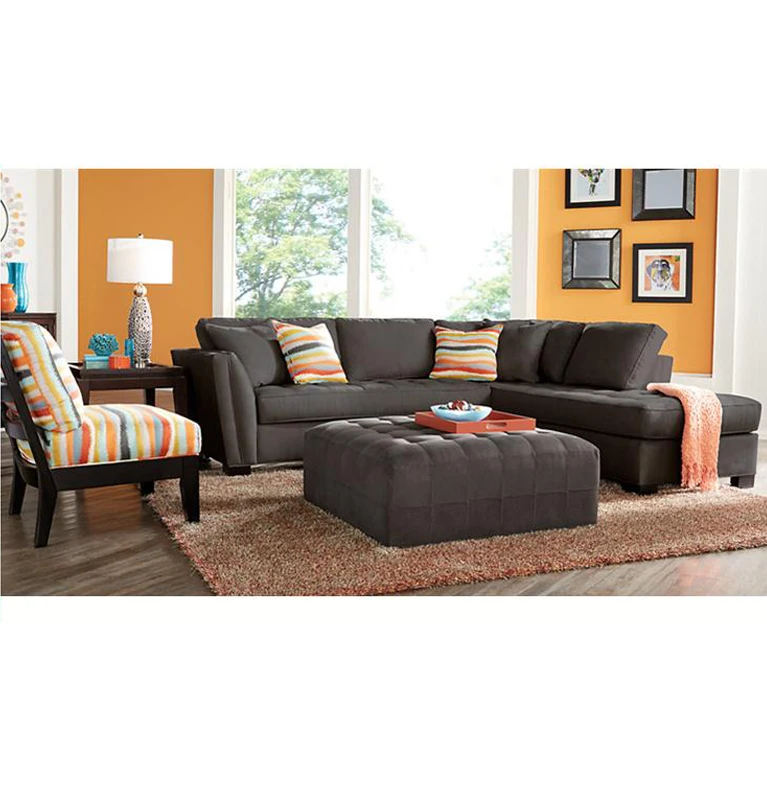 Royal Arab Middle East Style Living Room Furniture Sofa Set glass coffee table