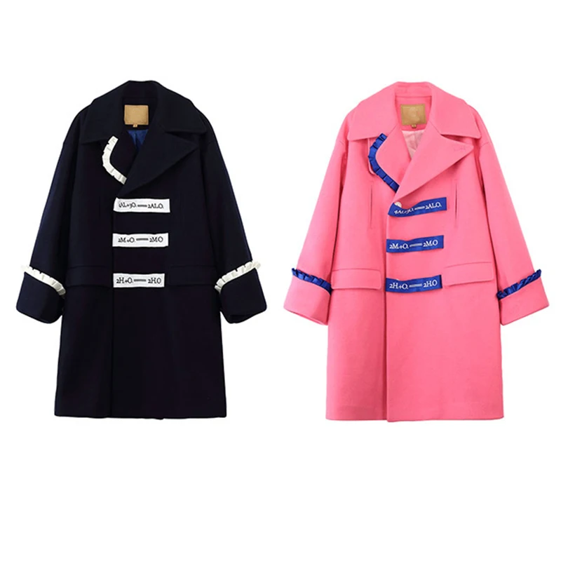 
Maxnegio Women Winter Long Coats Turkey Embroidered Fleece Jacket 