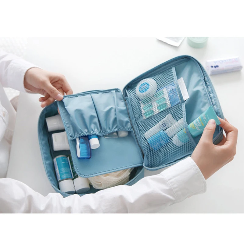 Double Layers Travel Gadget Organizer Electronics Accessories Cable Bag Oxford Digital Storage Bags