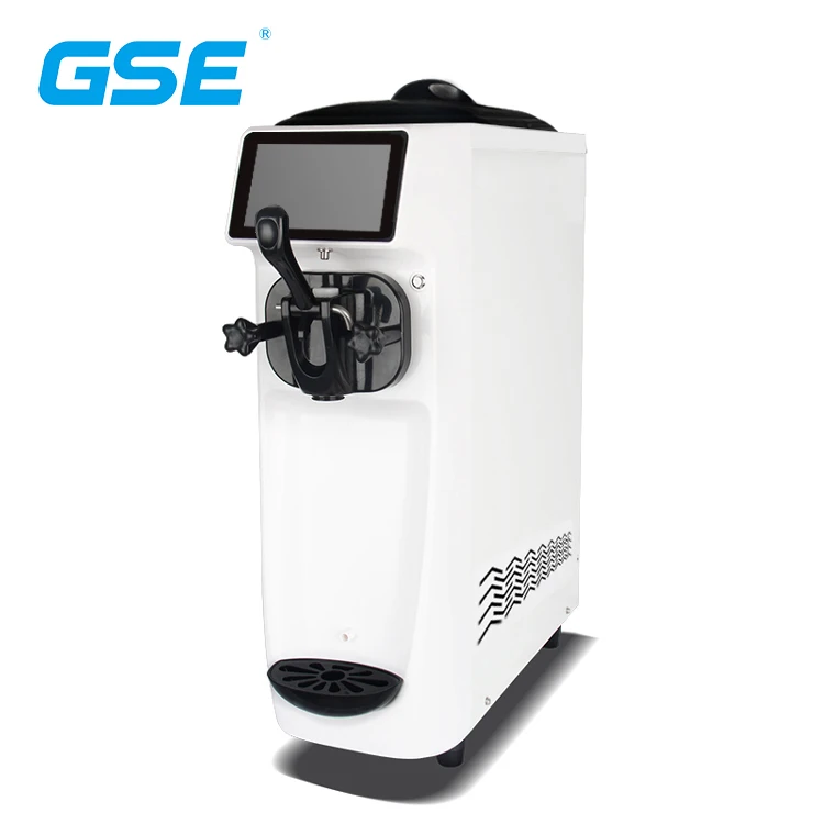 Goshen Table Top Soft Serce Chocolate Coating Ice Cream Machine