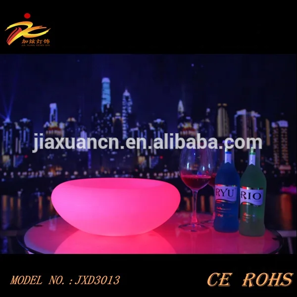 
fashionable illuminate led bar tray /wine tray/plastic glowing tray 