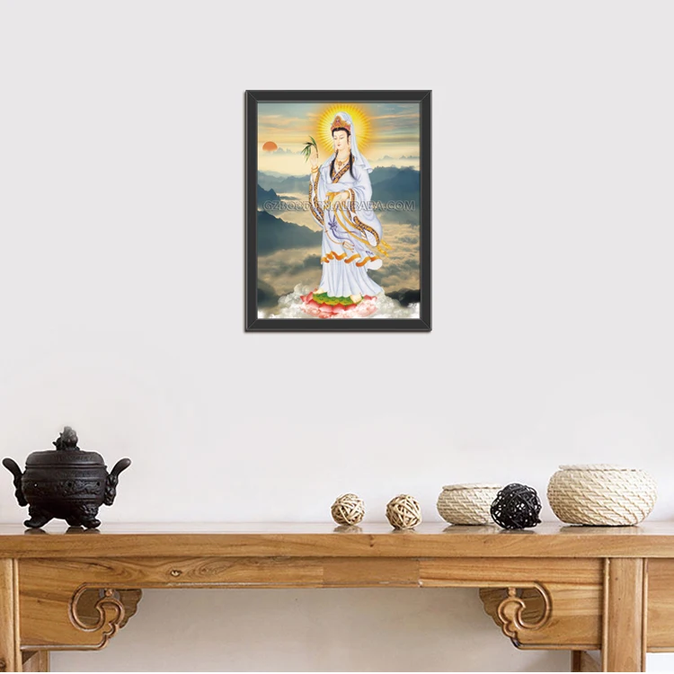 
3d living room wall buddha painting,wall painting of buddha for living room 