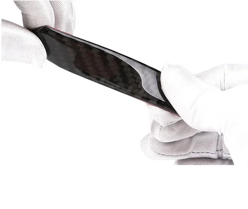 Auto Accessories Carbon Fiber Car Interior Central Console Storage Box Cover Sticker For Honda Civic 2016 2017