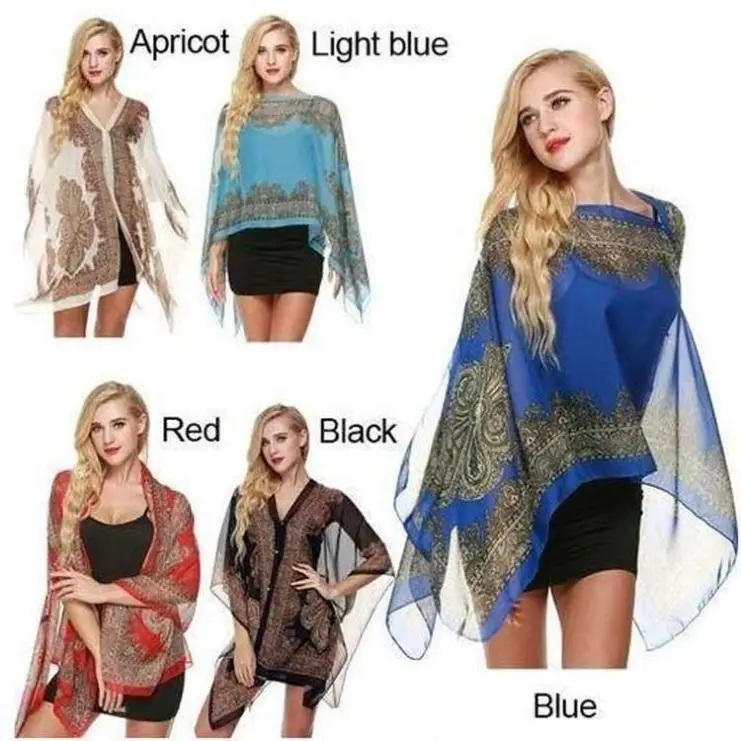 Womens Bikini Beach Wear Cover Up Clothing Printed Colorful Beachwear Kaftan/Womens Bikini Swimsuits