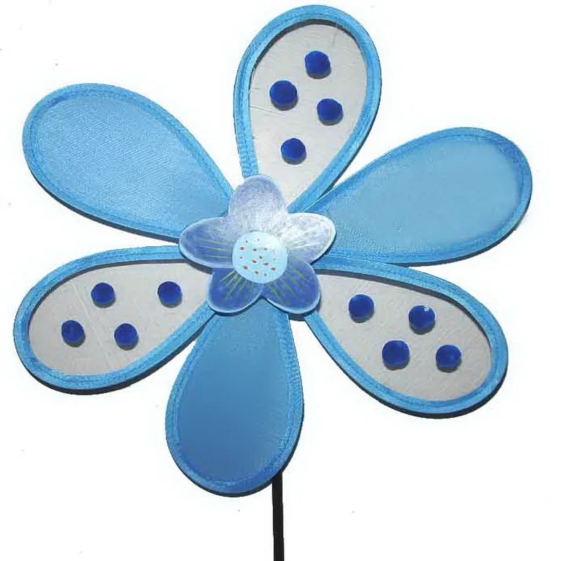 Garden Single Flower Pinwheel Decoration Item