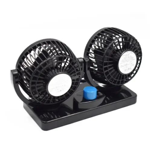 12 В 4 дюйма 5 лезвий вращение на 360 градусов Регулируемый Мощный воздушный вентилятор для автомобиля