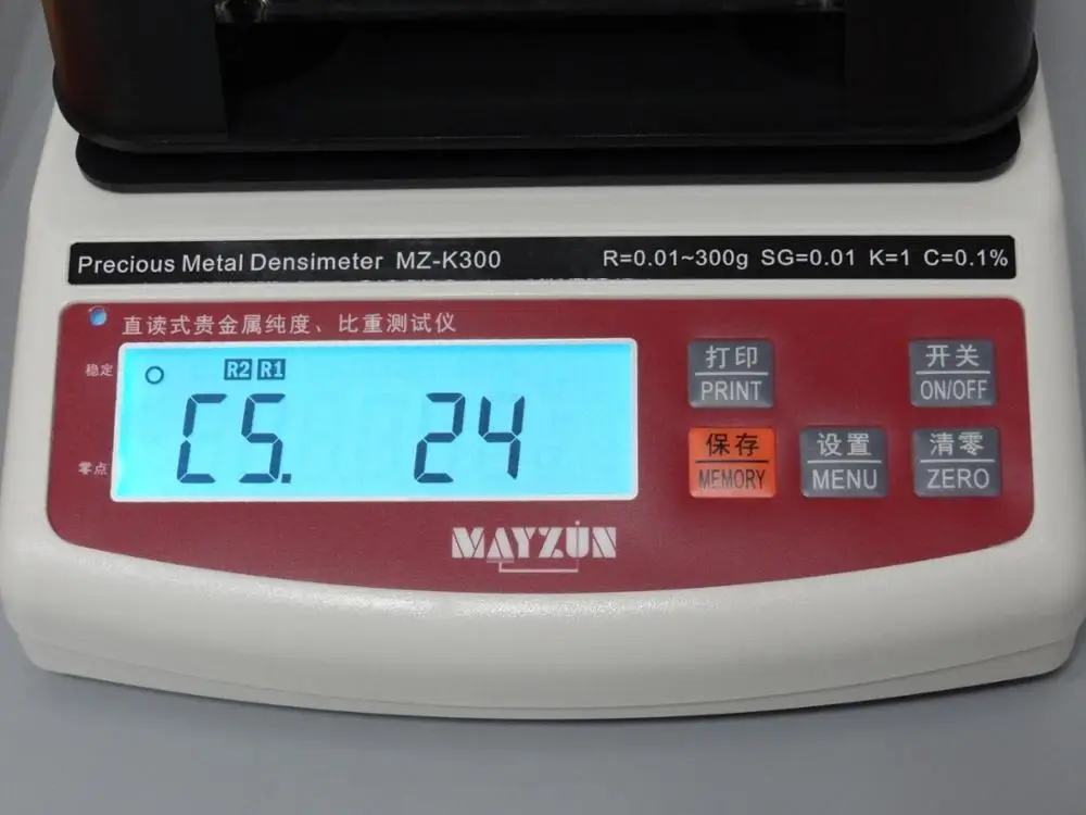 Pawn Broking High Accuracy Gold Purity Density Karat PT Testing Meter