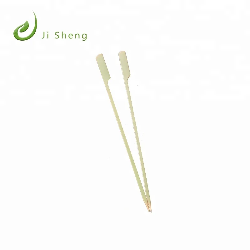 Продвижение разных размеров шампур крючок барбекю круглые бамбуковые ручки для Fingerfood палочки