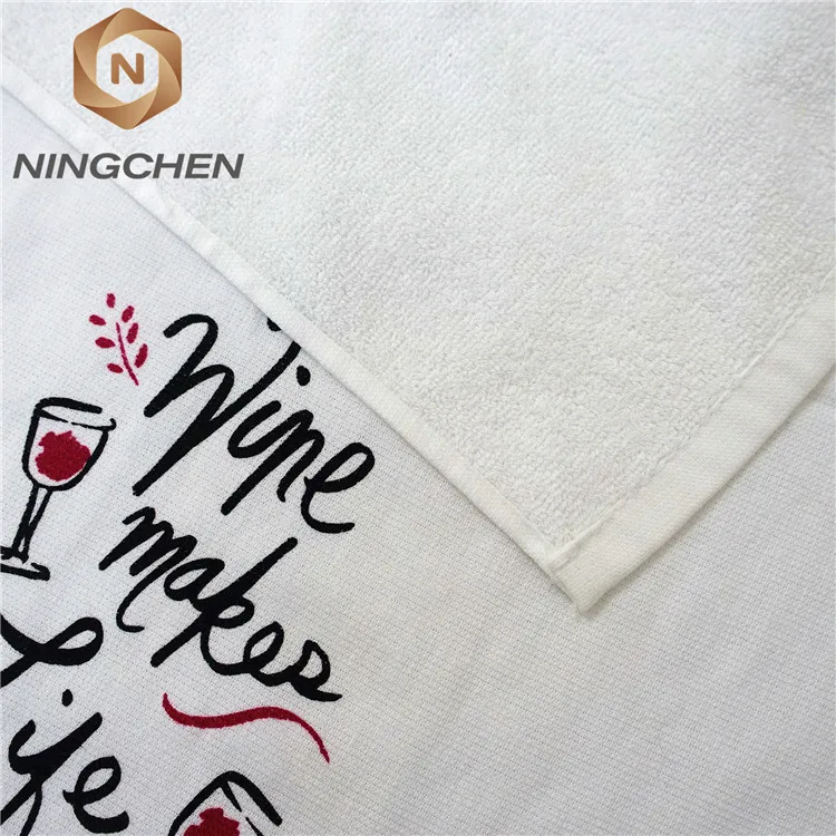 
Factory bulk wholesale Hot sale custom print kitchen tea towels 