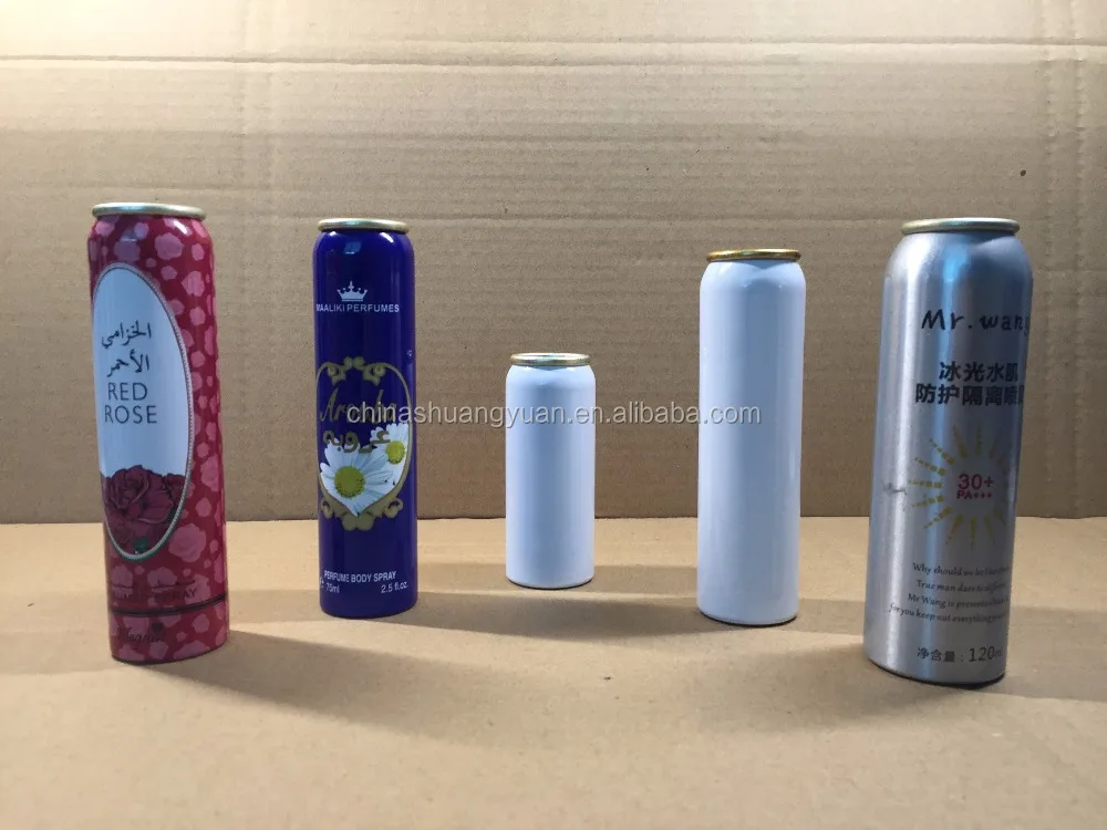 200 ml aluminum can cosmetics can for perfumed deodorant body spray