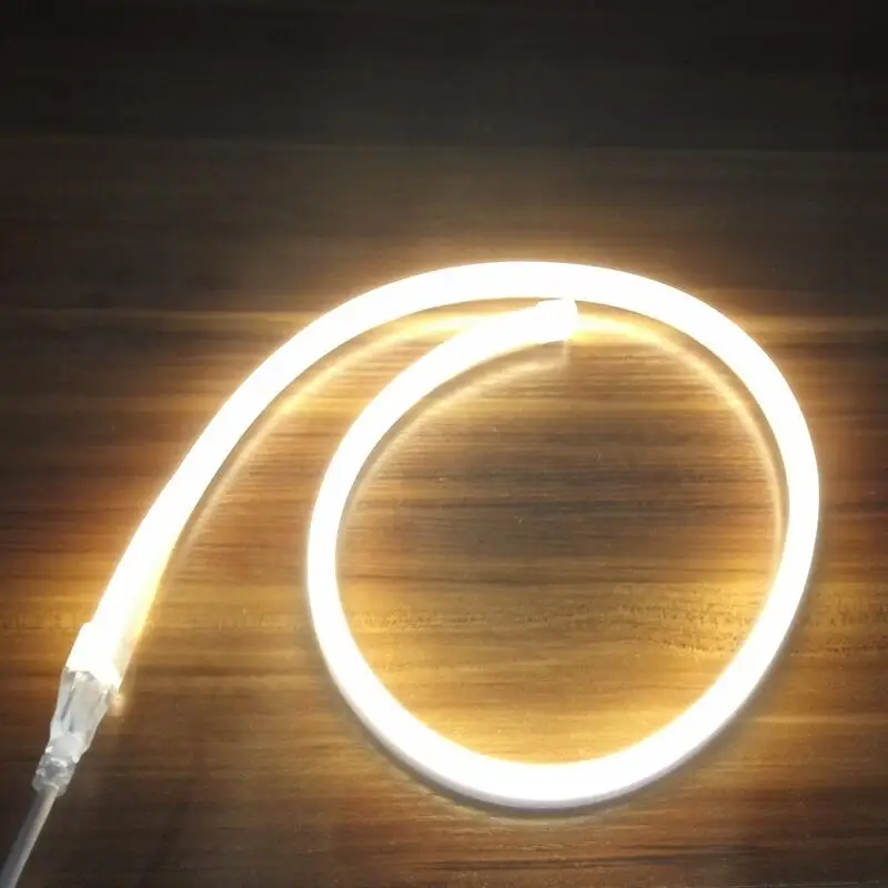 
220VAC Waterproof flexible neon led strips 120leds/meter 10w/m IP65 for decoration lighting 