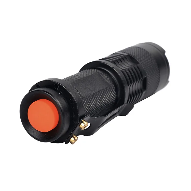 Jialitte F073 3W mini Black Light Torch 3 mode 365nm Zoomable UV LED flashlight for forged inspection file verification