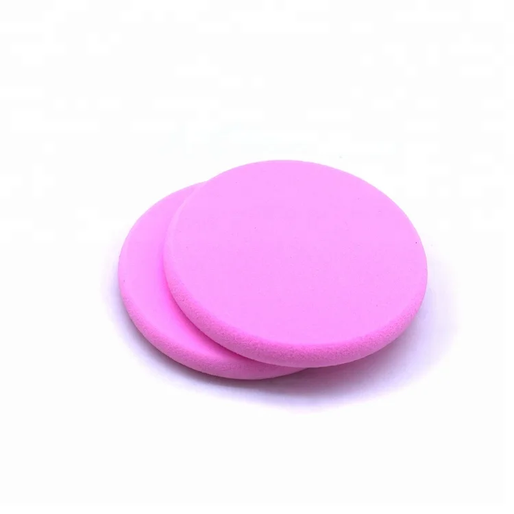 Sunny Air Cushion Puff Flat Round Makeup Sponge Pad Powder Puff Dry and Wet Use Latex Free/ Non-latex Female Facial Beauty