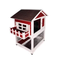 Custom collins wooden pet rabbit house indoor small animals house