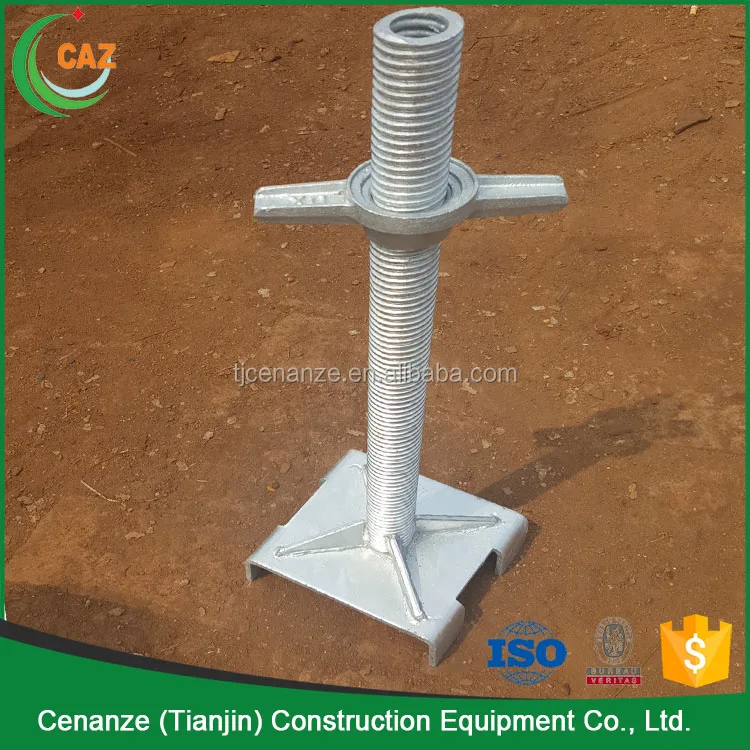 
scaffolding material weight jack size screw base jack 