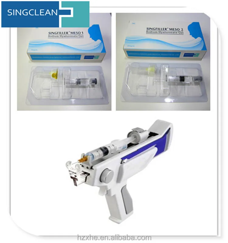Инжектор для мезотерапии, жидкий гель с гиалуроновой кислотой для инъекций