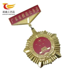 Hot selling custom color cheap award medals zinc alloy metal medal