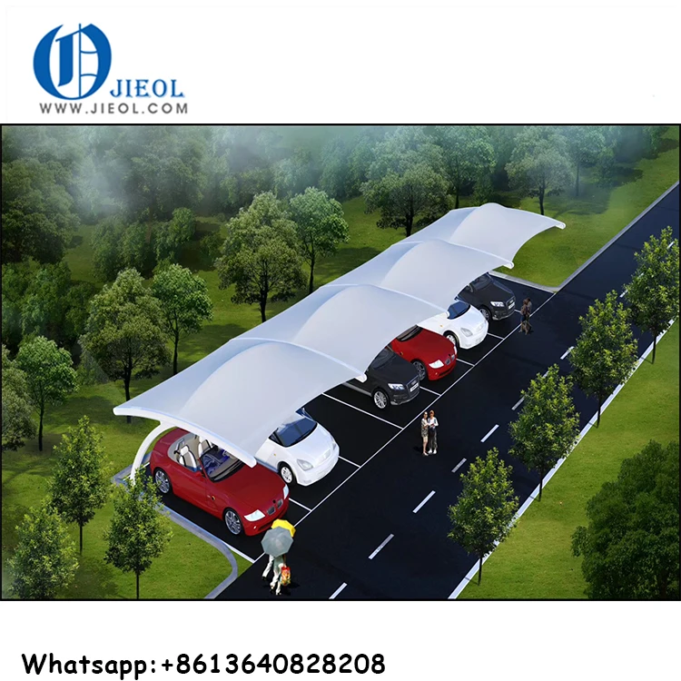 car roof shade  parking tensile membrane structure tent