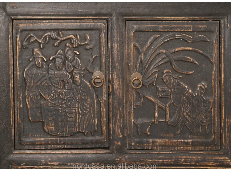 Chinese Antique Handmade carved console altar table