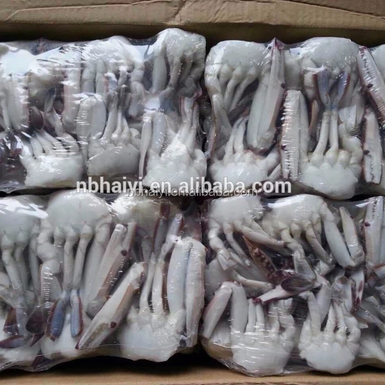 Frozen Half Cut Blue Swimming Crab Factory Supplier