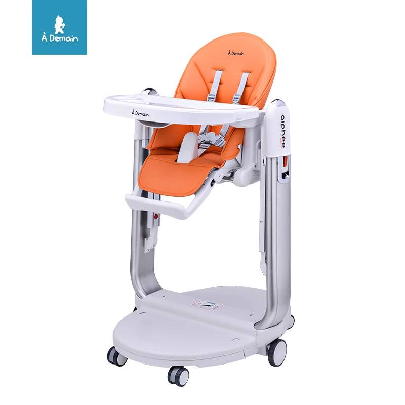 EN14988  3 in 1 Swing  feeding aluminum and plastic baby high chair for kids