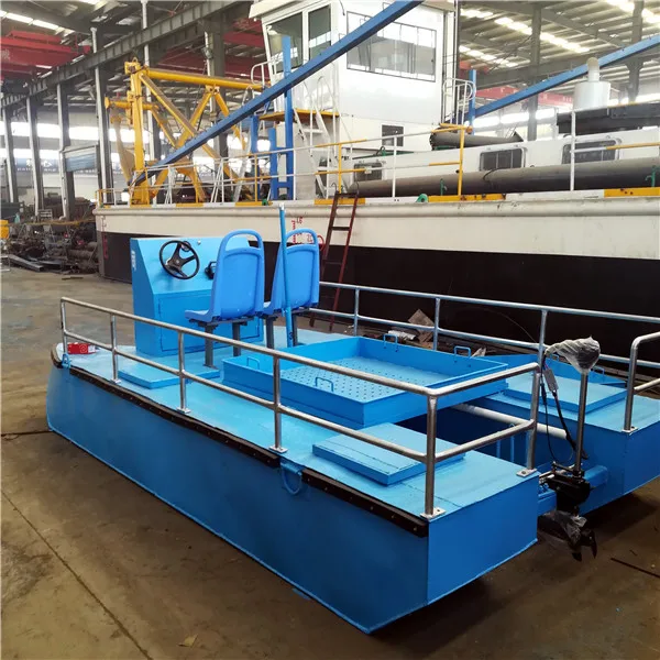 Небольшая речная очистка сорняков с электроприводом