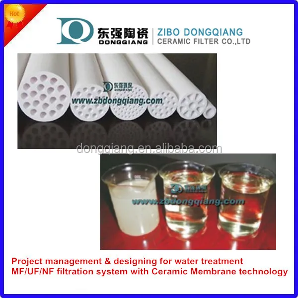 MF,UF ultrafiltration ceramic membrane filter element for filtration,separation,purification and clarification